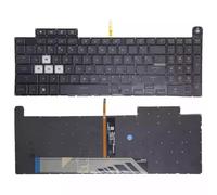 Jingelmall New Replacement Keyboard for Asus TUF A15 F15 FA507 FA507R FX507 FX507R FX507Z FX507ZM Keyboard with Each-Key RGB Colorful Keyboard US Layout