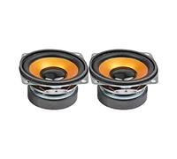 JINGERL 2Pcs 2.5 Inch 5W Audio Speaker 65mm 4Ohm Full Range Sound Speaker Rubber Edge Loudspeaker Home Theater DIY (Size : 2 Pieces)