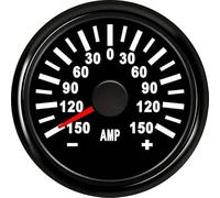 JINGERL 52mm Universal Amperemeter Red LED Digital Display Ammeter Meter AMP Waterproof Gauge 80A 150A with current sensor 9V 32V (Color : 150A BN)