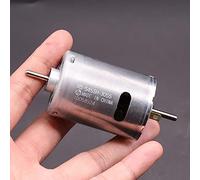 JINGERL 545 DC Motor RS-545SH-3055 Double Output Shaft DC12V-24V 18V 10900RPM Large Torque High Speed Drill Motor DIY