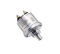 JINGERL 7 Colors Backlight Boat Car Oil Pressure Gauge with 5 Bar / 10 Bar Oil Pressure Meter Fit for 9~32V (Color : 5 Bar Sensor)