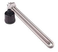 JINGERL DN32 Water Heater Thread 42mm Immersion Heating Element Replacing Booster Heater Tube 3KW 4.5KW 6KW 9KW 380V 12KW (Color : Only heater, Size : 6kw L255MM)