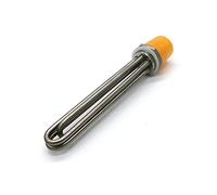 JINGERL Full 304 Stainless Steel Water Heating Element 1 1/4" Electric Immersion Heater For Solar Water Tank 220V 380V (Color : 220V 210mm 4.5KW)