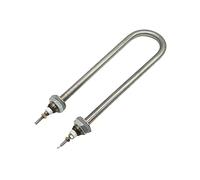 JINGERL M16 Thread Water Heating Pipe Element Single U Heating Tube for Kitchen Appliances 1KW/1.5KW/2KW/3KW/4KW 220V/380V (Voltage : 220V, Wattage : 1KW190L M16 304SS)