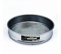 JINGERL Soil Sieve Horticultural Round Hole Sampling Sieve Laboratory Test Sieve Galvanized Lid & Bottom R20cm Aperture 0.074-60mm 1 Pcs (Capacity : 60mm)