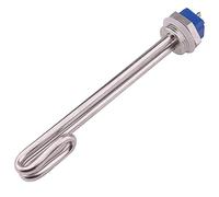 JINGERL SUS304 Heating element 220V-240V 1KW / 2KW / 3KW DN25 1 "BSP screw in water water heater dive type for water boiler (Colore : Only heater, Potenza : 1KW)
