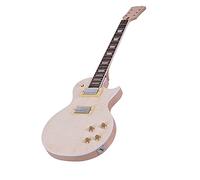 JINGFENG LP Style Unfinished Electric Guitar DIY Kit Set Mahogany Body & Neck Rose Wood Fingerboard