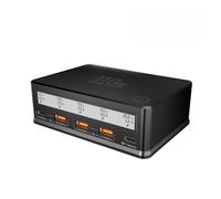 JINGFENG USB Wall Charger 110W 5-Port USB Charging Station Multi Port USB Hub Charger Compact Size LCD Display Compatible with Smartphone Tablet and Multiple Devices