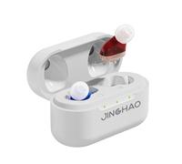 JINGHAO Rechargeable Sound Amplifier - Voice Enhancer for TV and Conversation with Portable Charger (Pack of 2)