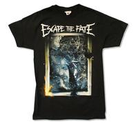 Jinghui Escape The Fate T-Shirt Graphic Tee Printed Shirt Short Sleeve for Mens Size M Black