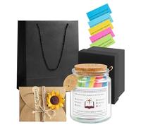 JINGIHE Bible Verse Jar, Read Me When Bible Verses Jar with Cards and Gift Bags, Christian Gifts for Women Men, Religious Gift Prayer Jars for Christmas, Mothers Day, Graduation, Souvenirs