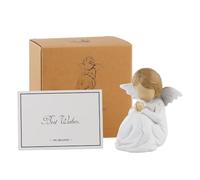JINGIHE Guardian Angel Gifts for Women, Praying Angel Statue Baptism Gifts, First Communion Gifts Angel Figurines for Girls, Miscarriage Gifts for Mothers, Angel Wings Ornaments