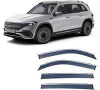 JingJiangBo 4Pcs Car Wind Deflectors For EQB MK1-X243 2022 2023, Door Rain Deflectors,Side Window Air Deflectors,Car Accessories.