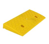 JINGJIAOPLSD Portable Wheelchair Ramp Threshold Ramps for Doorways Height 5 to 13cm for Sidewalks, Cars, Trucks, Pathwaysand Wheelchairs(Yellow,50x22x5cm)