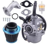 JINGKE PZ19 Carburetor with 35mm Air Filter for 50cc 70 90 110cc DR50 CRF XR 50 APOLLO 125CC coolster kazuma 110 Taotao Buyang Coolsport Redcat Peace Baja Chinese ATV Quad Go Cart Dirt Bike Parts