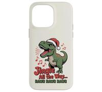 Jingle All The Way Rawr Funny Dino Christmas Case for iPhone 14 Pro Max
