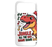 Jingle All The Way Rawr Funny Dino Christmas Case for iPhone 17 Pro Max