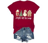 Jingle All The Way Shirt Jingle Some of The Way T-Shirt Unisex Claret