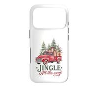 Jingle All The Way Vintage Red Pickup Truck Christmas Case for iPhone 17 Pro