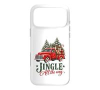 Jingle All The Way Vintage Red Pickup Truck Christmas Case for iPhone 17 Pro Max