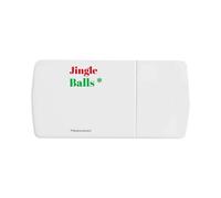 'Jingle Balls Text' Pill Box with Tablet Splitter (PI00031639)
