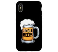 Jingle Beers Funny Christmas Beer Lover Cheers Case for iPhone X/XS
