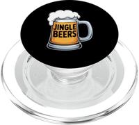 Jingle Beers Funny Christmas Beer Lover Cheers PopSockets PopGrip for MagSafe