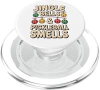 Jingle Bells Pickleball Smells Funny Christmas Pickleball PopSockets PopGrip for MagSafe