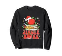 Jingle Books Christmas Funny Joke Adult Matching Librarian Sweatshirt
