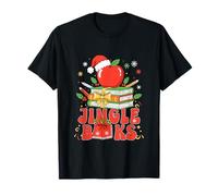Jingle Books Christmas Funny Joke Adult Matching Librarian T-Shirt