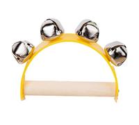 Jingle Handbell - Handglocke mit Holzgriff | Tragbares Spielzeug: Rasseln | Rasselglocken | Rasselspielzeug für Babys und Kinder