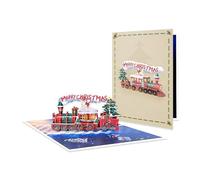 Jingle Journey Xmas Train 3D Pop Up Christmas Card