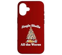 Jingle Shells All The Waves Christmas Tree Snowflakes Fun Case for iPhone 16