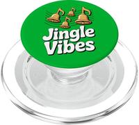 Jingle Vibes Holiday Bells Music Xmas Carol Funny Christmas PopSockets PopGrip for MagSafe