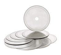 JINGLING 100mm Super-Thin Rim 0.25 Diamond Lapidary Saw Blade Disc Arbor Hole 1/2" Pack of 10Pcs