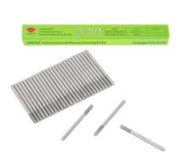 JINGLING 3mm Diamond Drill Bits for Stone Ceramic Glass 1/8" Shank Lapidary Supplies Kit Jewelry Making Tool for Dremel Pack of 30Pcs