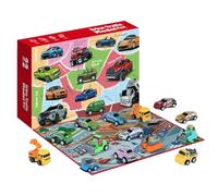 JINGLING Advent Calendar | 22 Days Inertia Car - Toy Car | for Christmas, Travel, for Interior, for Field