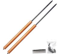 JINGLING Automatic Boot Struts for Golf MK6 Hatchback 2008-2012 438MM Rear Trunk Tailgate Gas Dampers Lift Supports (Orange Carbon Fiber)