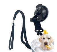 JINGLING Bath Lead for Dogs with Suction Cup, Cleaning Strap for Dogs with Suction Cup, Dog Bath Strap, Dog Shower and Bath Accessories, Sturdy Suction Restraint Strap for Dogs and Cats