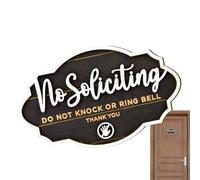 JINGLING Bitte Nicht Klopfen Sign | Attention Awakening Door Sign for Outdoor Use | Decorative Sign with Funny Design for Catering, Shops and Home Door Decor