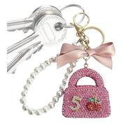 JINGLING Bling Keyring for Women, Glamour Handbags Shape Charm for Women, Decorative Pendant Key Ring for Teenagers, Girls, Adults, Daily Travel, Holiday, Backpack, Purse, Bag