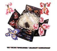 JINGLING Butterfly Gift Box, Explosive Gift Box - Explosive Butterfly Birthday Box Funny Butterfly Party Gift Box - Surprise Birthday Box, Gift Box That