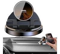 JINGLING Car Phone Holder with Automatic Detection 360° Rotation | Non-Slip Car Holder Wireless Charger 15W - Non-Slip for Tablets and Navigation for Travellers and Travellers