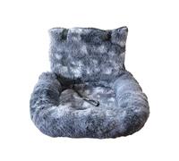 JINGLING Car Seat for Dogs, Plush Seat Cushion for Puppies in the Car, Washable Comfort Cushion, Travel Cot for Vehicle, Camping, Adventure, Vet Visit, Commuting, Travel