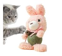 JINGLING Cat Catnip Toy, Catnip Balls - Cartoon Cute Rabbit Cat Balls, Edible Cat Bite Toy, Unique Plush Toy with Bell for House Cats, Relieves