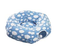 JINGLING Cat Tunnel Bed | Detachable and Washable Pet Nest | Donut Tunnel for Cats for Kittens Puppies Dogs Small Animals Indoor Bedroom Balcony Apartment Dorm Winter