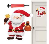 JINGLING Christmas Balloon Decorations | Christmas Tree Decoration With Reindeer And Father | Inflatable Balloons That Stand Up For Holidays, Birthdays, New Year, Holidays