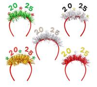 JINGLING Christmas Headband - New Year Hair Accessory - 5 Pieces Christmas Hair Accessories for Women Teens Party Decoration Bar Activity Event Photography
