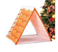 JINGLING Christmas Tent - Triangular Playhouse - Play Tent for Indoor Use | For Sensory Games Indoor and Outdoor Use for Playroom, Camping, Parties, Reading Corners and