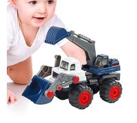 JINGLING Construction Toy for Excavator Toy Model | Construction Vehicle Bulldozer Model for Boys - Day Develops Hand Eye Coordination Push and Go Game